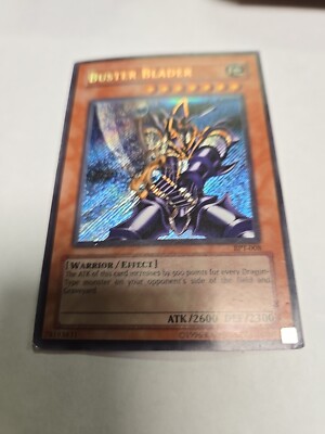 YUGIOH BUSTER BLADER BPT-008 SECRET PLAY/EDGE WEAR HP