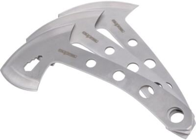 Cold Steel Throwing Axe 3-Pack, Silver, 10'' Overall, Nylon Sheath  CS-TH-50AX3PK