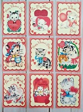 9 Retro Style Valentine Handmade Pocket Letter Cards Journals Scrapbooks Crafts