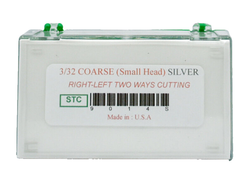 Startool Acrylic Nail Drill 3/32" STC Coarse (Small Head) Silver *( Single )