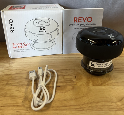 REVO The Original 4-in-1 Smart Cupping Therapy Massager,Red Light Therapy