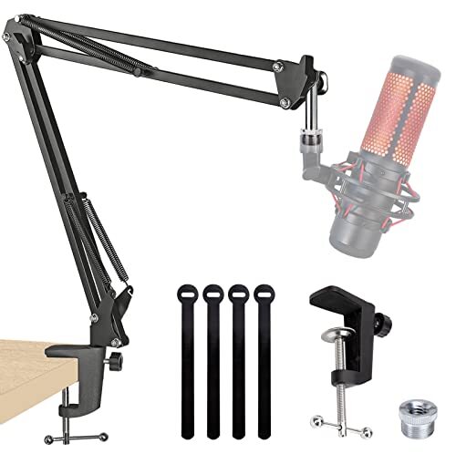 QuadCast Boom Arm Mic Stand Adjustable Suspension Scissor HyperX 