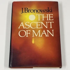 The Ascent of Man by J Bronowski Hardcover 70s Vintage