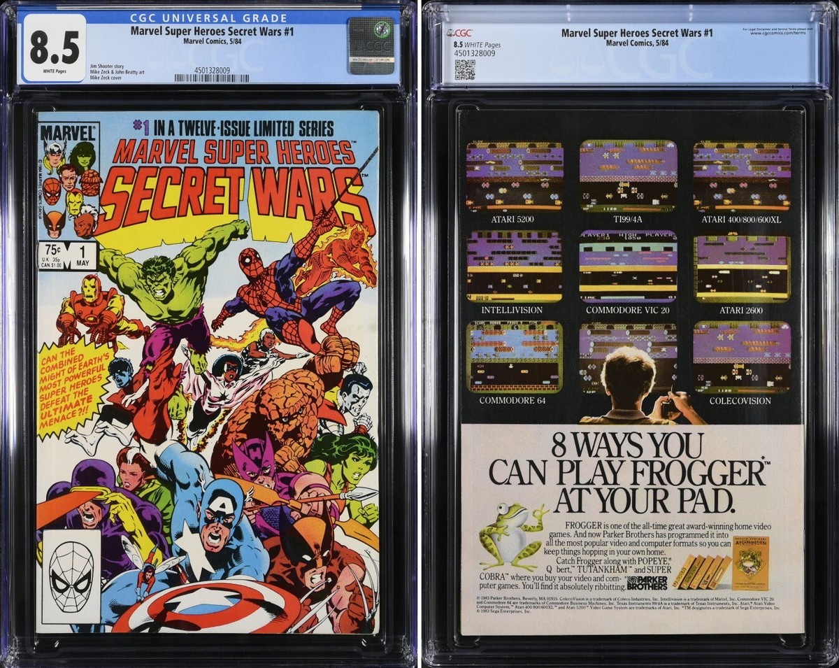 Marvel Super-Heroes Secret Wars #1 (Marvel 1984) CGC 8.5 1st
