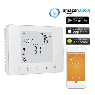 Wireless Room Thermostat for Boiler Heating Programmable Temperature  Control | eBay