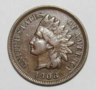 1908 Indian Head Cent XF (R23)