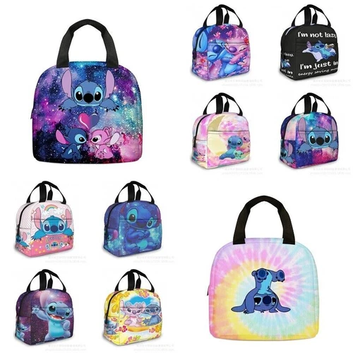 Lilo Stitch Cartoon Galaxy Lunch Bag Insulated Student Snack Picnic Xmas Gift AU - Picture 6 of 55