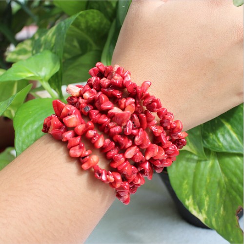 Crystal Gemstone Chip Bead Chakra Stone Stretch Reiki Bracelet Jewellery Gift - Picture 38 of 56