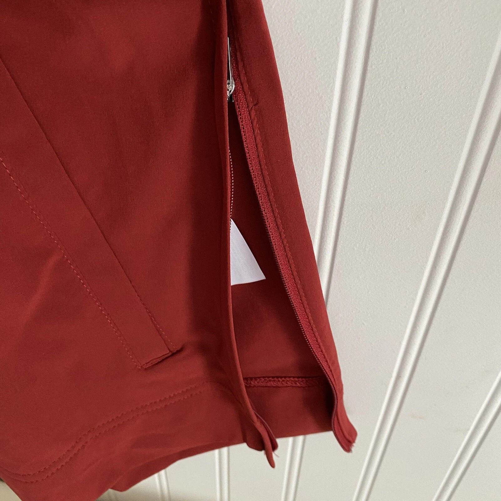 Giacca Nike uomo Coaches mezza zip manica corta taglia small ROSSO finto collo cappuccio