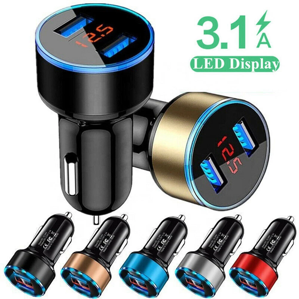 Presa accendisigari per moto 12V-24V Presa doppia caricatore USB