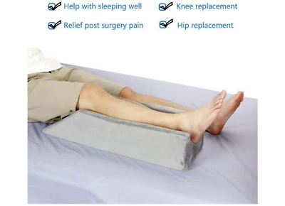 OR8 WELLNESS Leg Knee Elevation Pillow Post Replacement Surgery Foot Injury Elevated Rest UK
