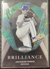 2022 Panini Prizm Draft Picks Brilliance Jackson Ferris #BR-JF L.A. Dodgers