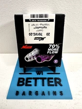 Milton Color Fit High Flow Pro Plugs (V-Style, Purple) 1/4" FNPT (Box of 20) NEW