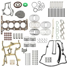 LABLT Gasket Piston Bearing Timing Chain Set For 2011-2016 Buick Chevrolet 1.4L