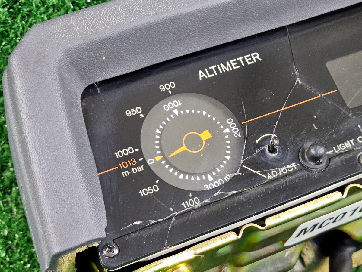 Toyota Landcruiser FJ70 Series Altimeter with Thermometer Oem Rare