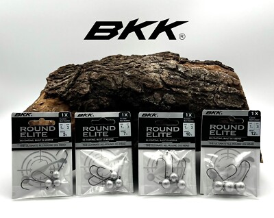 BKK Round Elite Classic Bait Keeper Gr. 1 Jighaken Jigkopf Haken mit Baitholder