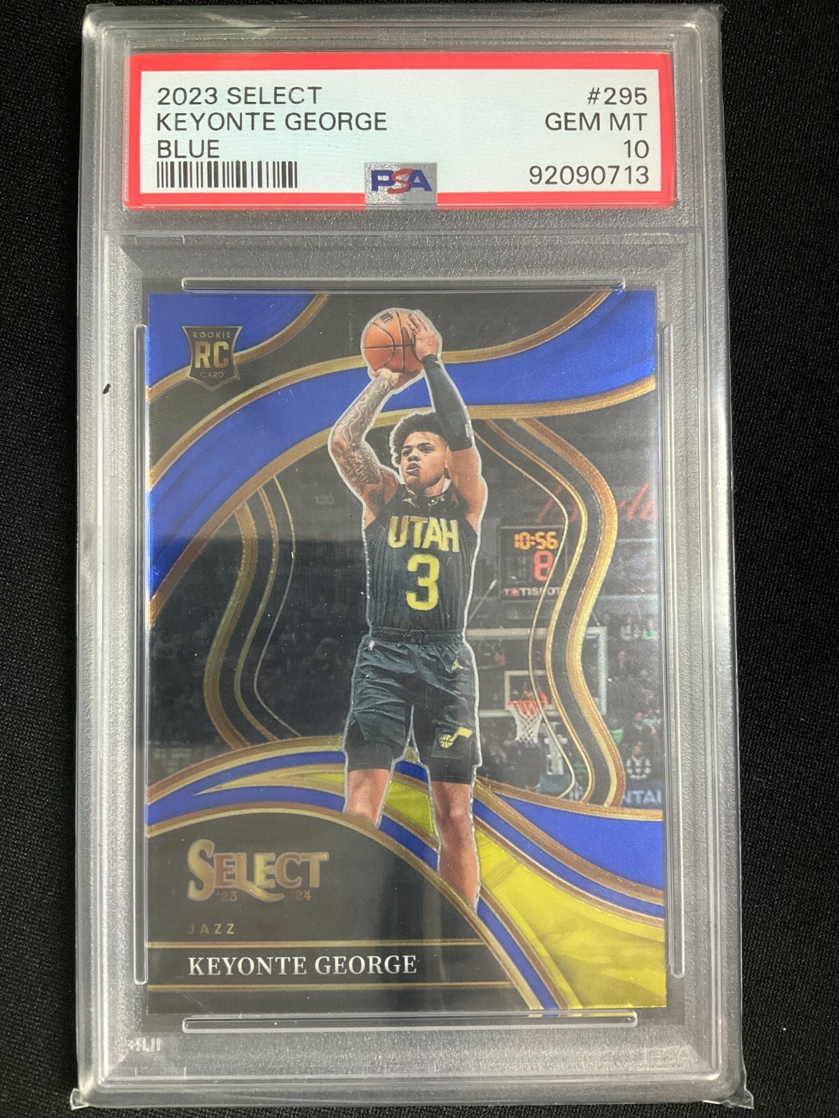 2023 Select - Keyonte George - Blue Courtside - PSA 10 - RC - Jazz