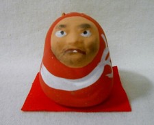 Japanese Vintage Talisman Ceramic Bell 5.5cm / Dharma DARUMA