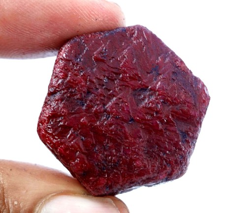 Certified 136 Ct Natural South African Red Ruby Rough Earth Mine Loose Gemstone