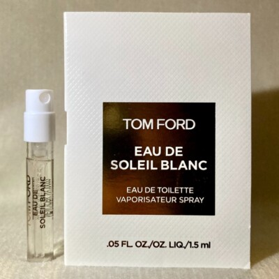 #ad Tom Ford Eau de Soleil Blanc Eau de Toilette Sample Spray .05oz 1.5ml in Card $10.95