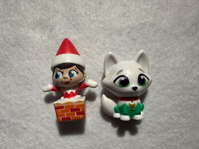 Elf on the Shelf & Elf Pets Minis LOT of 2 Loose Figures