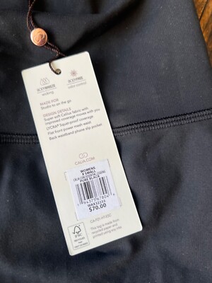 NEW Calia by Carrie Underwood Women's Core Essential Leggings Pure