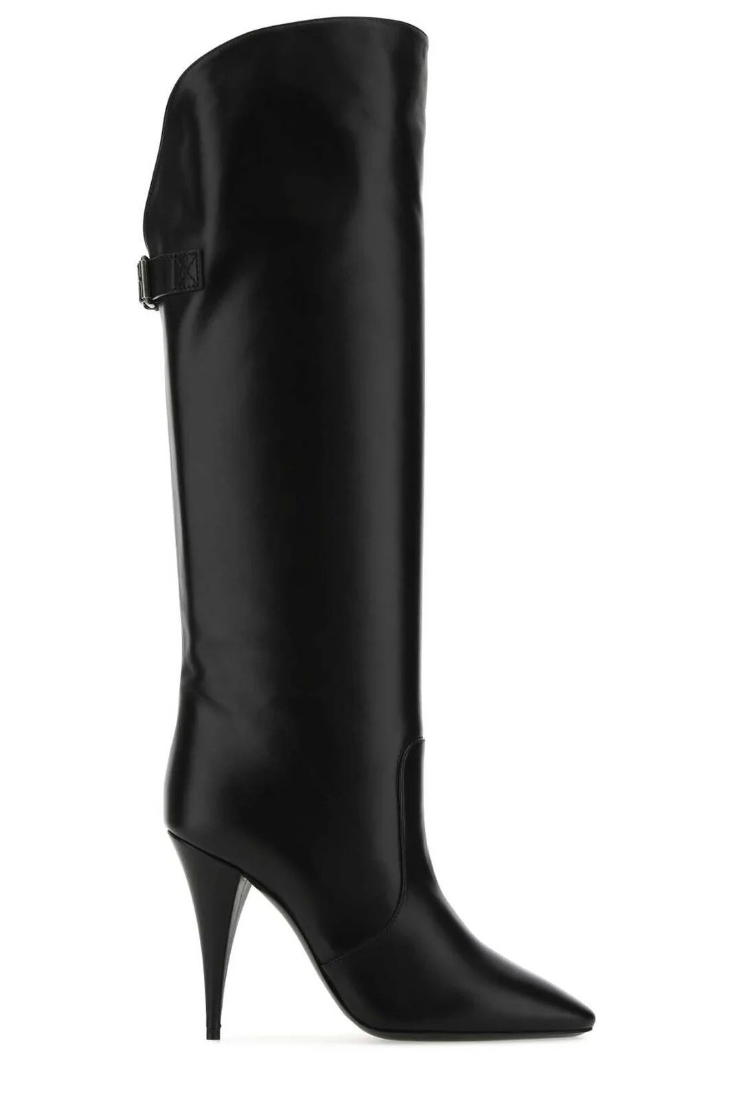 Stivali alti Saint Laurent pelle d'agnello Koller 110 taglia 40 prezzo originale $1595