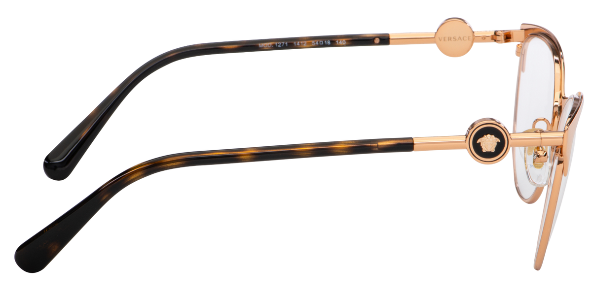 新品未使用　VERSACE サングラス MOD. 1271 New VERSACE Eyeglasses MOD. 1271 1412 54-18 140 Rose Gold Frames w