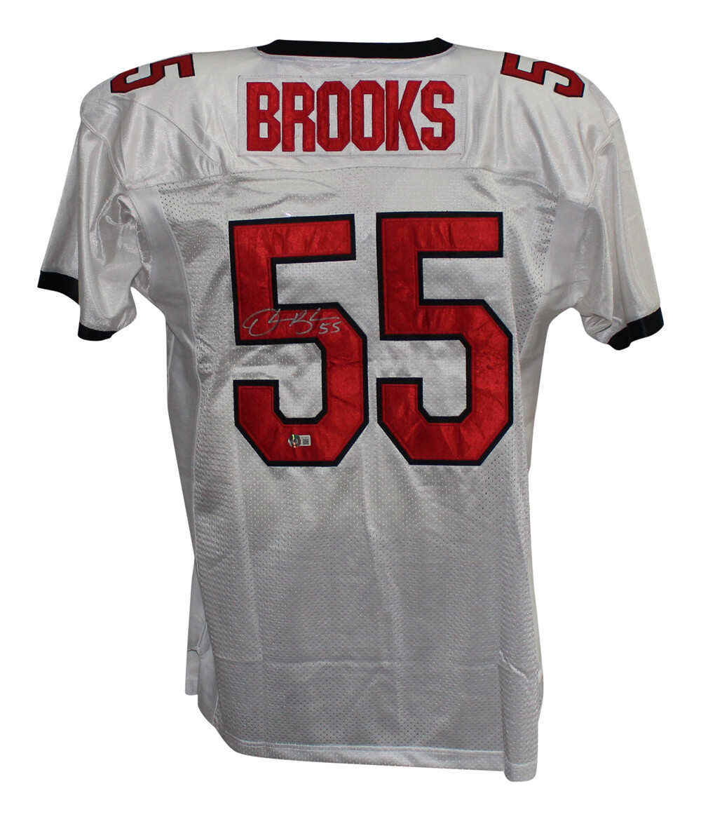 Derrick Brooks Autographed Signed Pro Style White Xl Jersey Beckett 