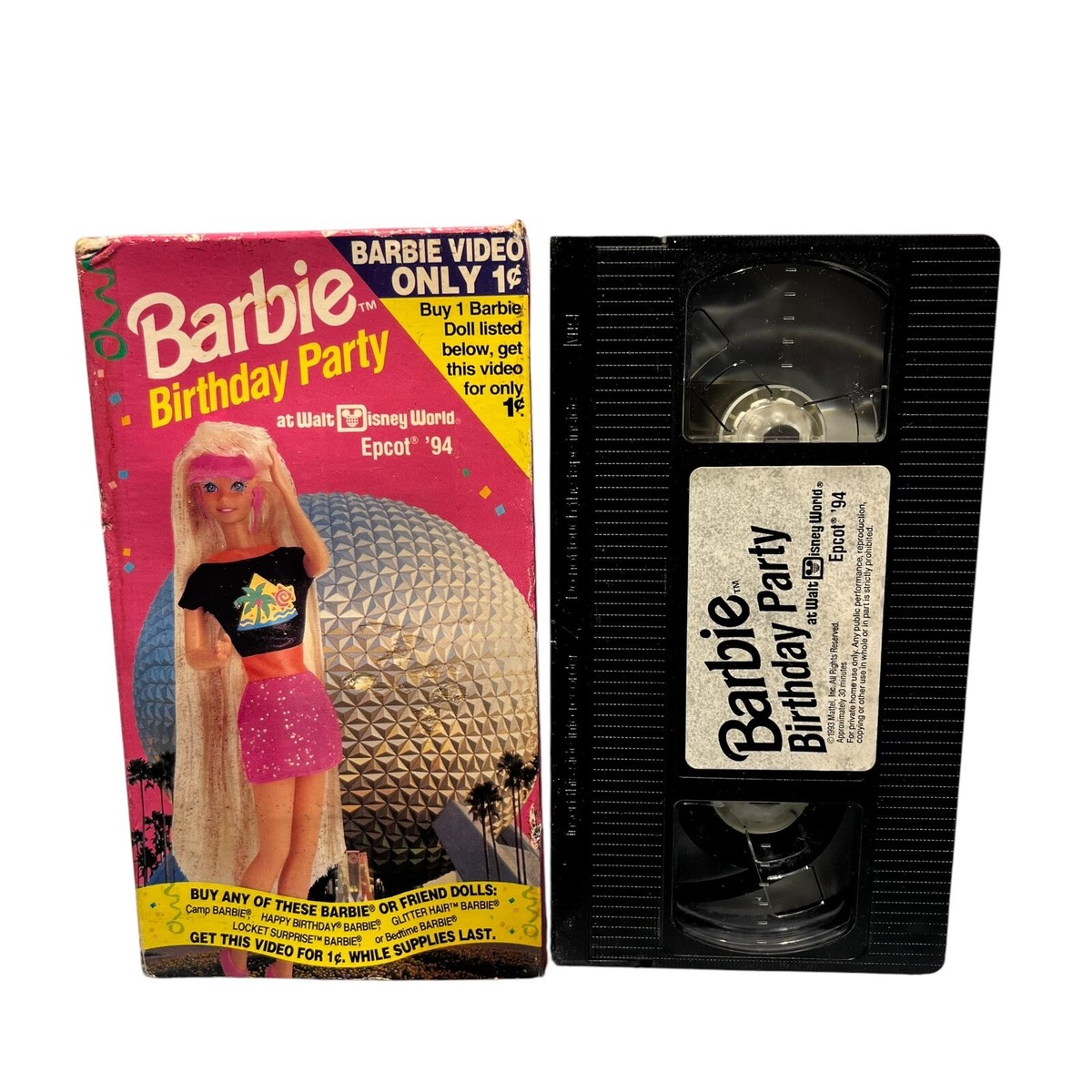 Barbie Birthday Party at Walt Disney World Epcot '94 (VHS