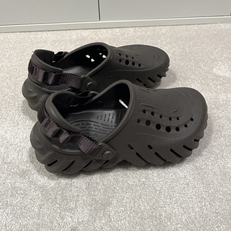 Unisex Clogs Crocs Echo Clog W6/M4 Chocolate Brown-used