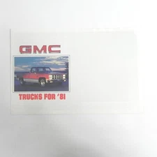 VINTAGE 1981 GMC TRUCKS DEALERSHIP SALES BROCHURE SPECIFICATIONS OPTIONS INFO