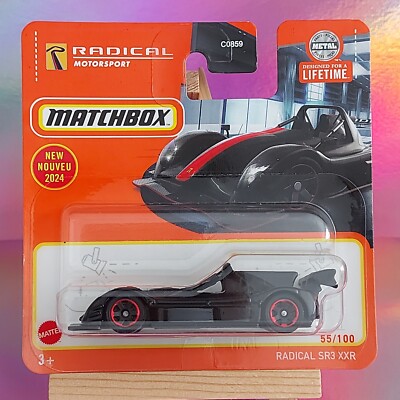 Matchbox RADICAL SR3 XXR - NEU OVP - Modell Nr. 55/100 - Matchbox Lifetime