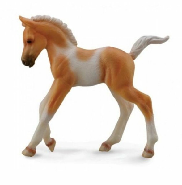 Collecta 88668 Pinto Foal Walking Palomino Horse Figure Toy for sale