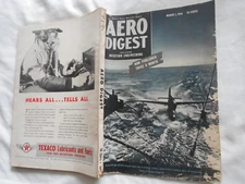 AERO DIGEST AVIATION AERONAUTICAL Mag-MAR 1,1944-CURTISS-WRIGHT(S03C)SEAGULL