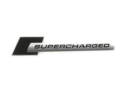 AUDI SUPERCHARGED A1 A3 A4 A5 A6 A7 S SLINE RS CARBONIO Badge Stemma Fregio Logo - Afbeelding 1 van 1