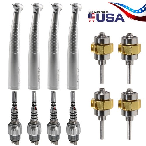 1-5 Dental Fiber Optic Handpiece High Speed / Cartridge Rotor /6H Quick Coupler - Picture 8 of 30