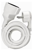 Kopp 143502087 VerläNgerung, Schutzkontakt-Winkelstecker, Extra Flach (8Mm) Und