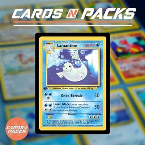 Carte Pokemon Lamantine 25/102 Set de Base Edition 1 NM-Mint