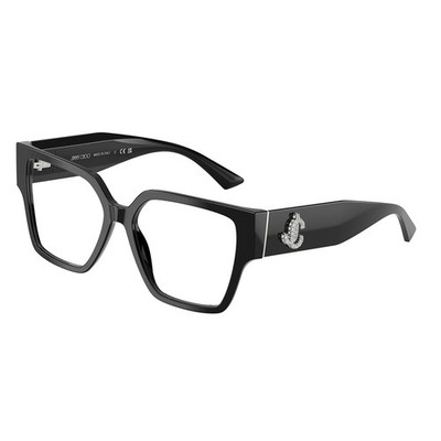 Jimmy Choo JC 3032B 5000 Black Plastic Square Eyeglasses 53mm