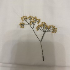  Embroidered single Duvet Set White Yellow Piping Floral Sainsbury Home