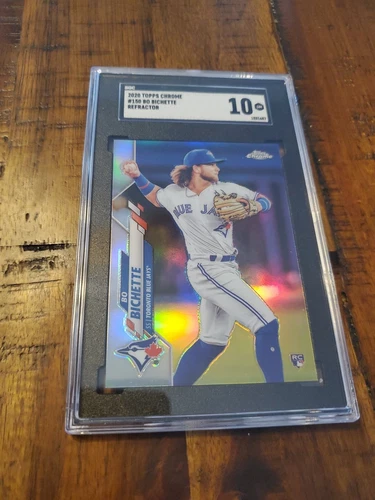 2020 Topps Chrome Bo Bichette Rc Refractor Sgc 10