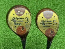 MacGregor Golf Jack Nicklaus Muirfield Persimmon 3 5 Wood Set Right Handed