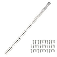 Stainless Steel Piano Hinge 36 Inch x 1.2 Inch Continuous Hinge Silver