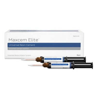 Maxcem Elite 2x 5gm + Tips MADE IN USA (Shade : CLEAR) 
