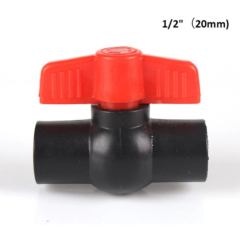 Kugelhahn PVC Absperrhahn Absperrventil Klebemuffe Beidseitig 20/25/32 mm - Bild 4 von 4