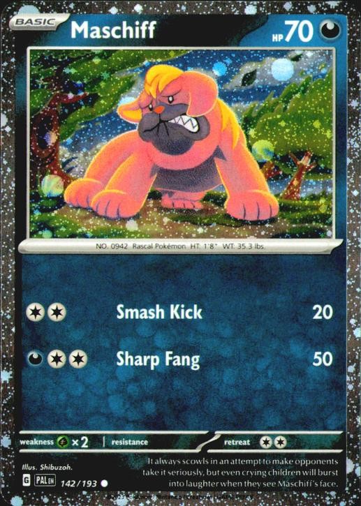 Miscellaneous Cards & Products Maschiff (Cosmos Holo) 142/193