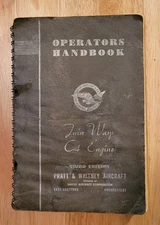 Vintage Pratt & Whitney Aircraft Operators Handbook 3rd Edition  1942 