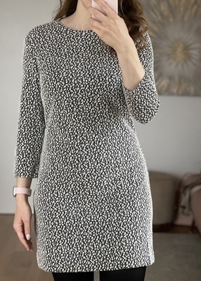 Kleid & other stories kurz mit Ärmeln blau weiß Gr. M