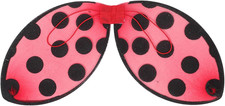 Kids Ladybug Wing Prop Light up Ladybug Fairy Bee Wings Costumes for Girls Party